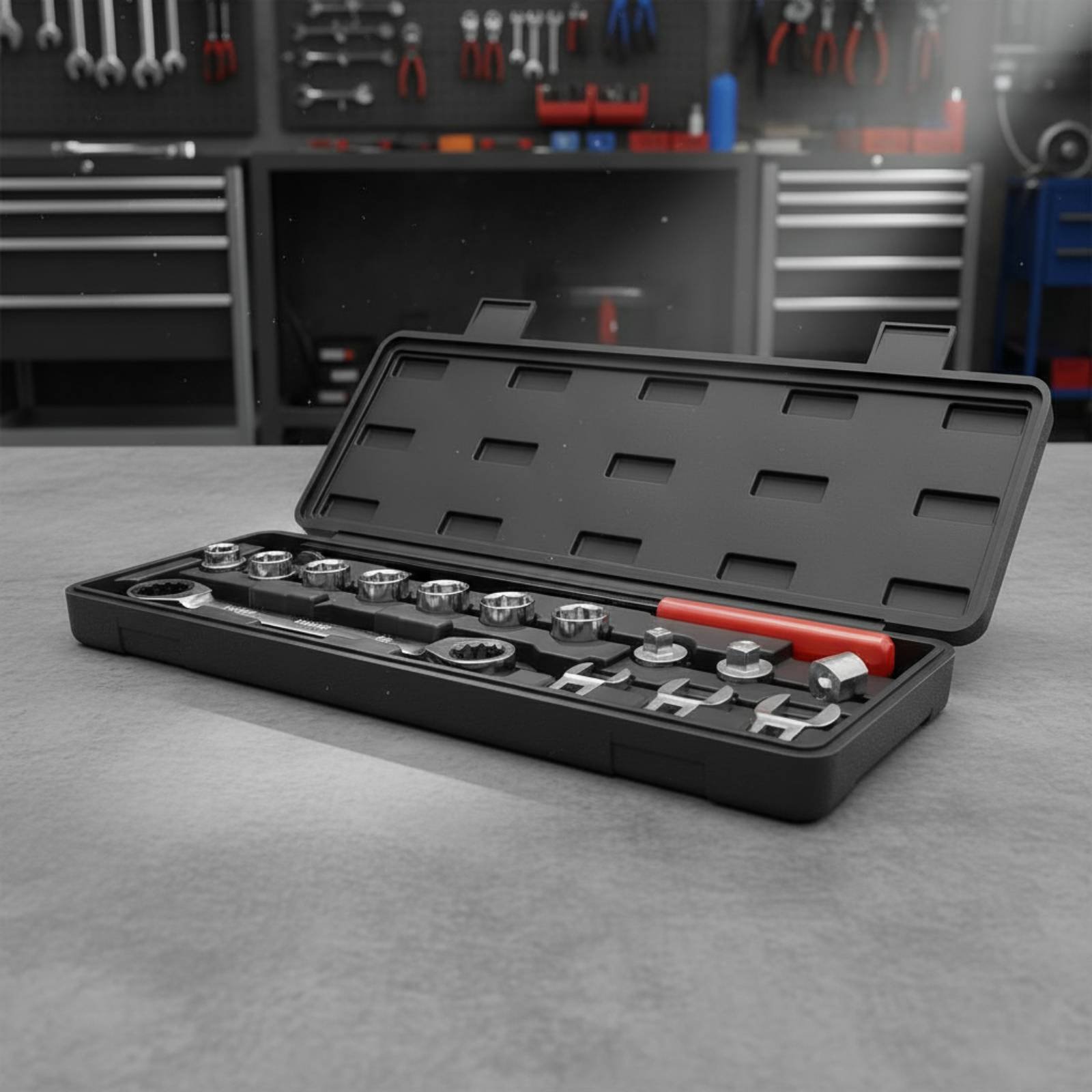 Wrench Set - Avara Kasnağı Ayar Aleti Uzatılmış Erişimli
