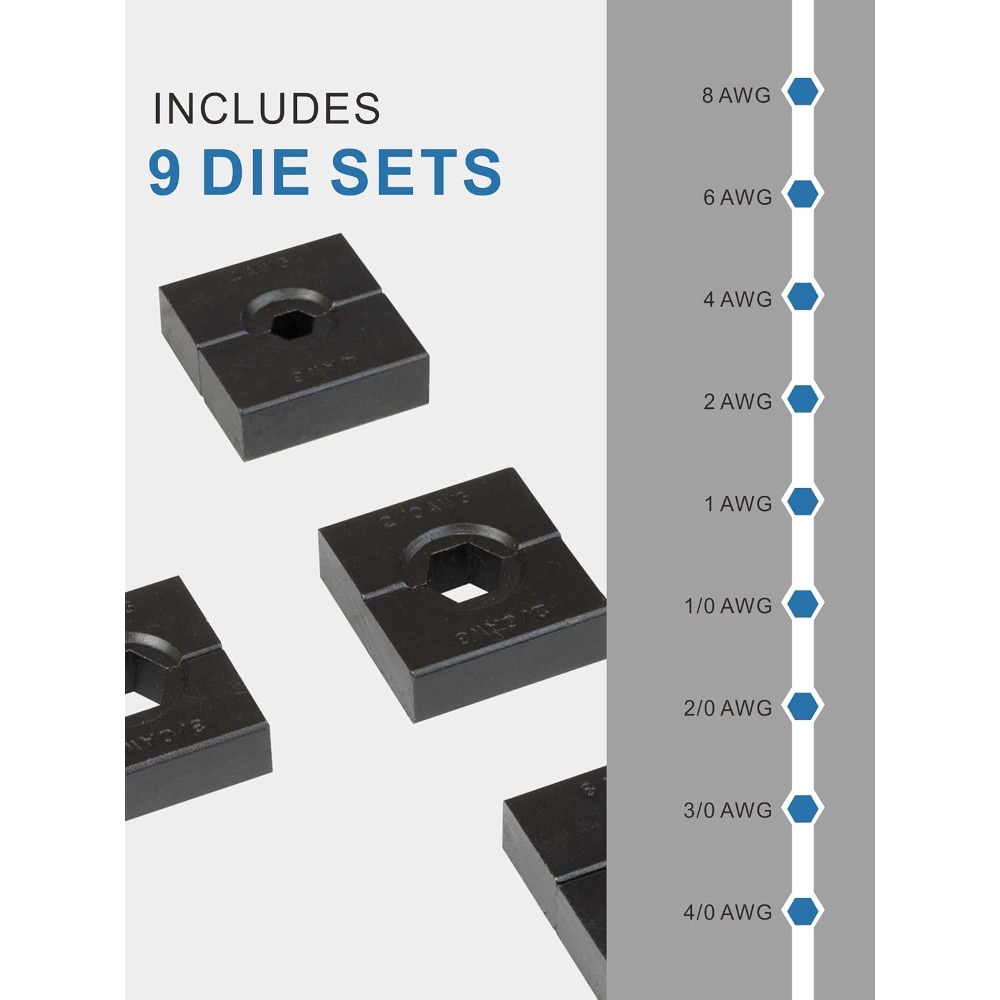 Kompakt Hidrolik Sıkma Aleti 8 - Tool Set incelemesi ve fiyatı