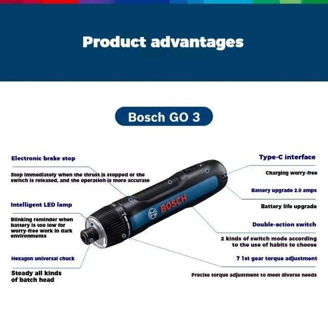 Bosch Go3 Elektrikli Tornavida - Screwdriver Set incelemesi ve fiyatı